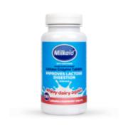 Milkaid Lactase Enzyme Tablets Raspberry Flavour 120 Tablets